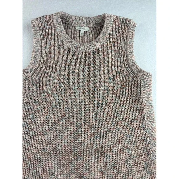 Ella Moss Knit Sleeveless Sweater Dress Multi Color Size Medium - Picture 2 of 9